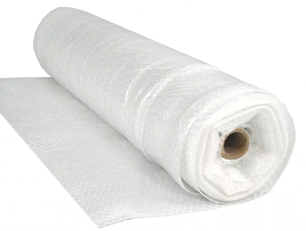 10 Mil 20’x100′ Fire Rated String Reinforced Clear Plastic Poly Sheeting & Construction Film