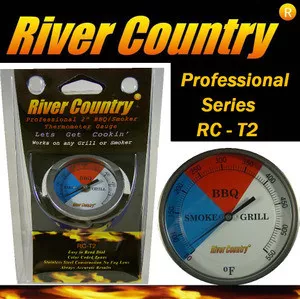 2″ River Country Adjustable Grill, Smoker and Pit Thermometer (RC-T2)