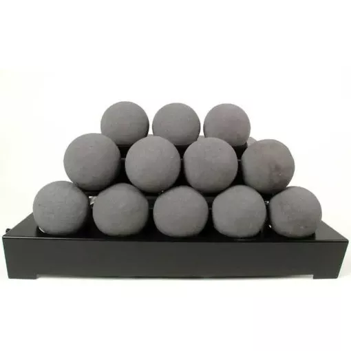 24″ Alterna Black Vent Free FireBalls Manual Black Chassis | NG