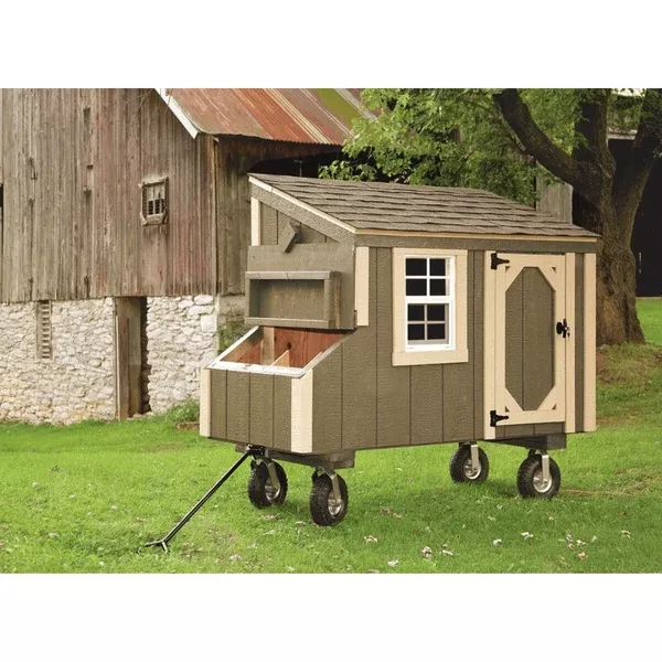 3×5 Chicken Coop for up to 6 Chickens | The Hen House Collection L35 Lean-To