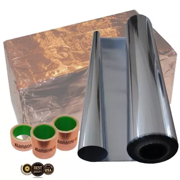 6 Yard, 12x12x24 X-Large Box Size, Faraday Cage Kit – Faraday Defense