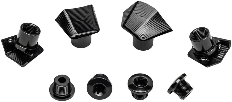 absoluteBLACK Crank Bolts and Covers – For Ultegra 8000 Cranks Black