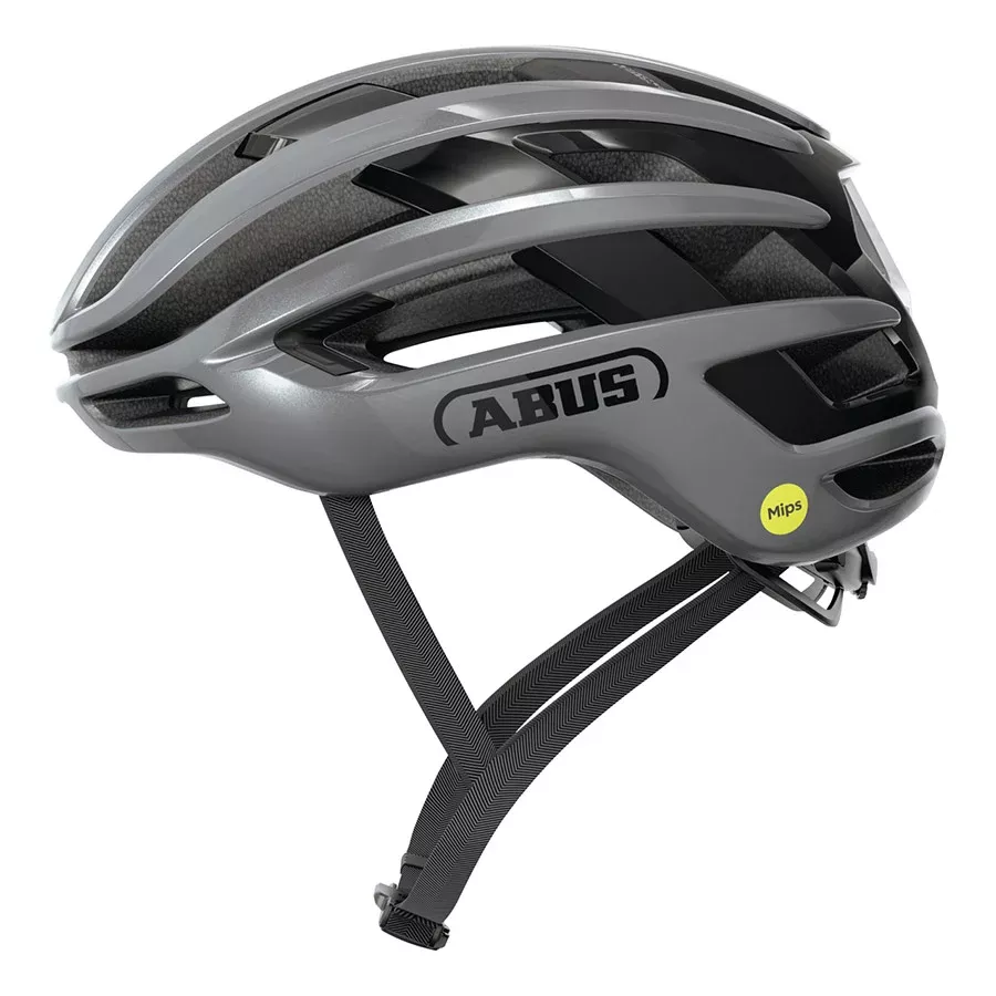 Abus AirBreaker 2.0 MIPS Helmet S 51 – 55cm Graphite Silver