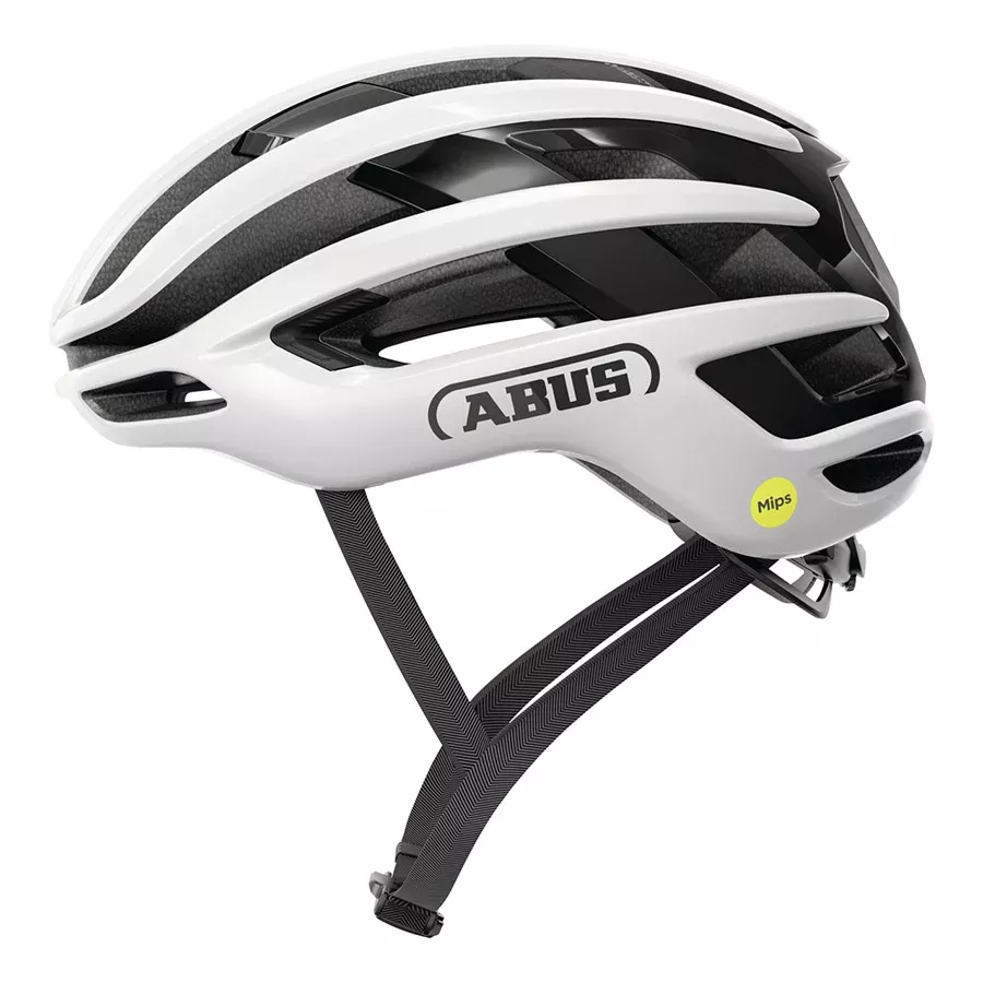 Abus AirBreaker 2.0 MIPS Helmet – Shiny White Medium