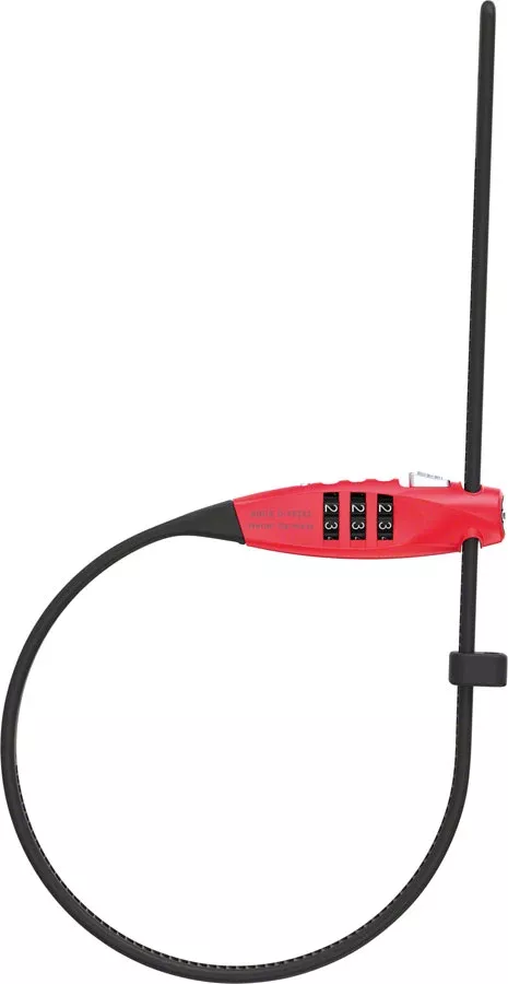 AbusCombiflex Travel Guard Combo Lock – Red