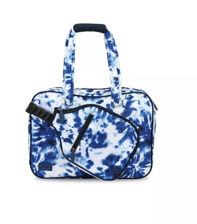 Ame & Lulu Pickleball Tote Navy Tie Dye