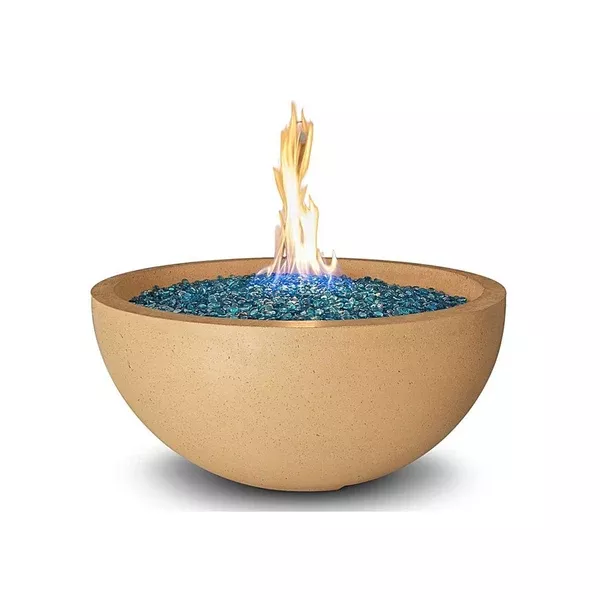 American Fyre Designs 732-M6 Round 36″ Cafe Blanco Fire Bowl