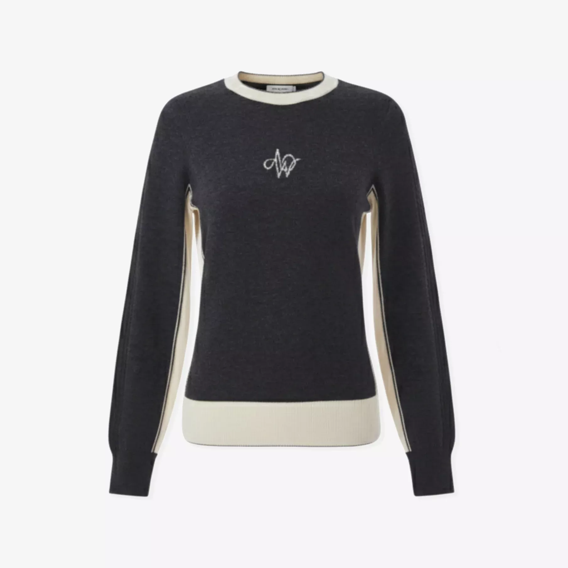 AOWWomen’s Raglan Color Block Knit – Dark Gray
