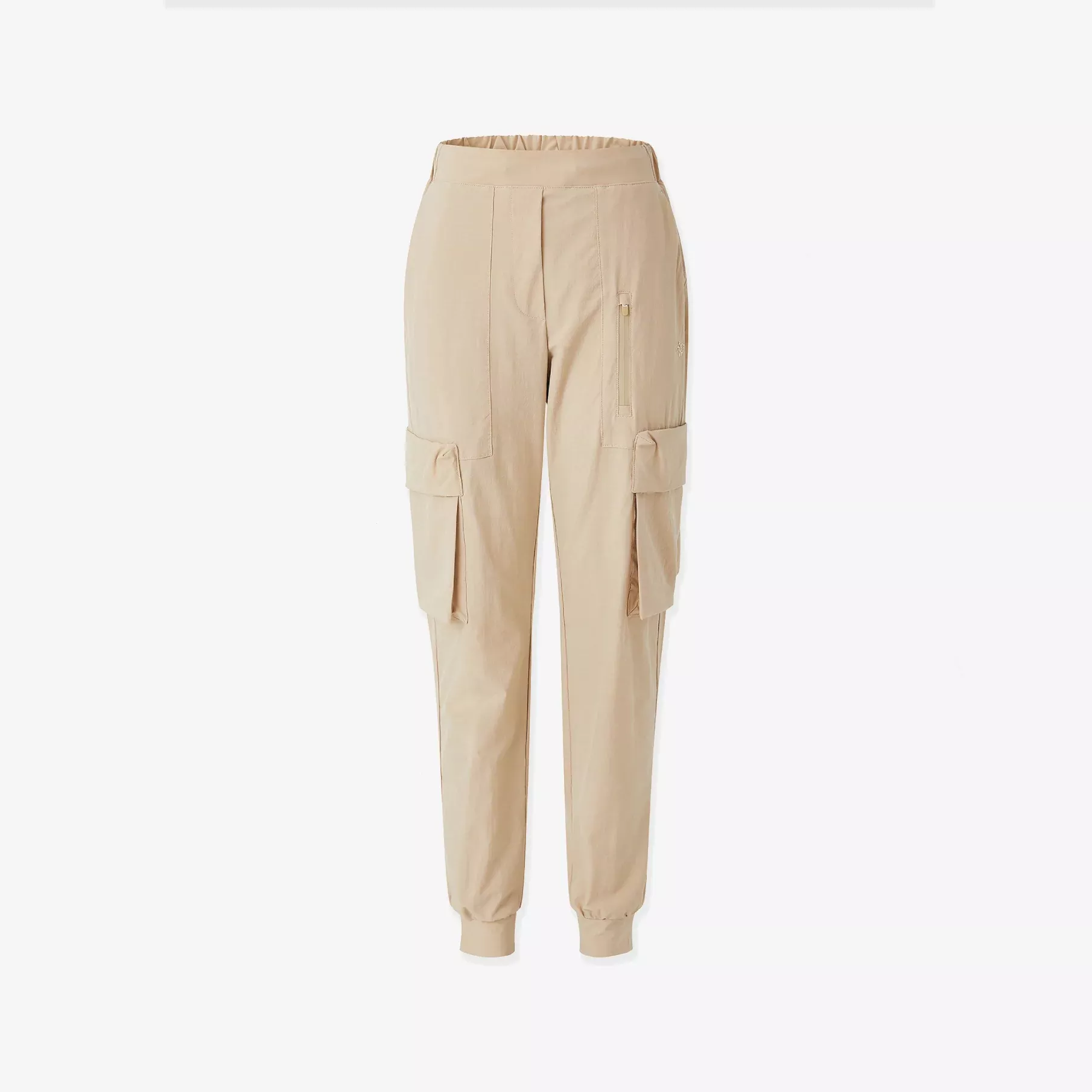 AOWWomen's Windbreaker Jogger Pants - Beige