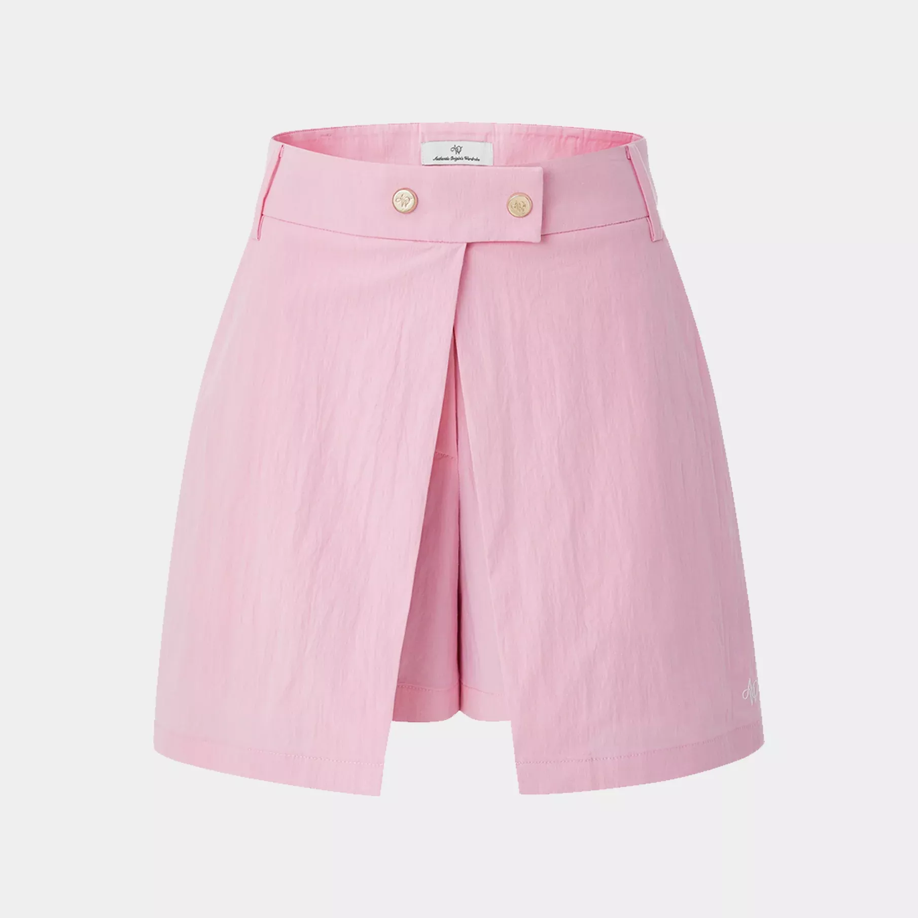 AOWWomen’s Wrap Skirt Shorts – Pink