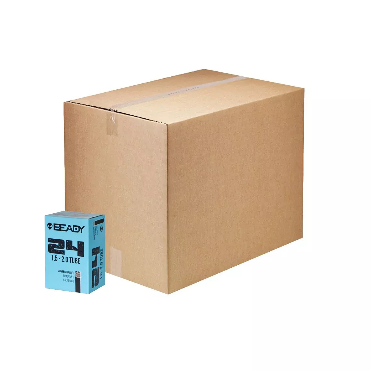 Beady Butyl Tube 24×1.5-2.0″ SV 40mm 50/Count
