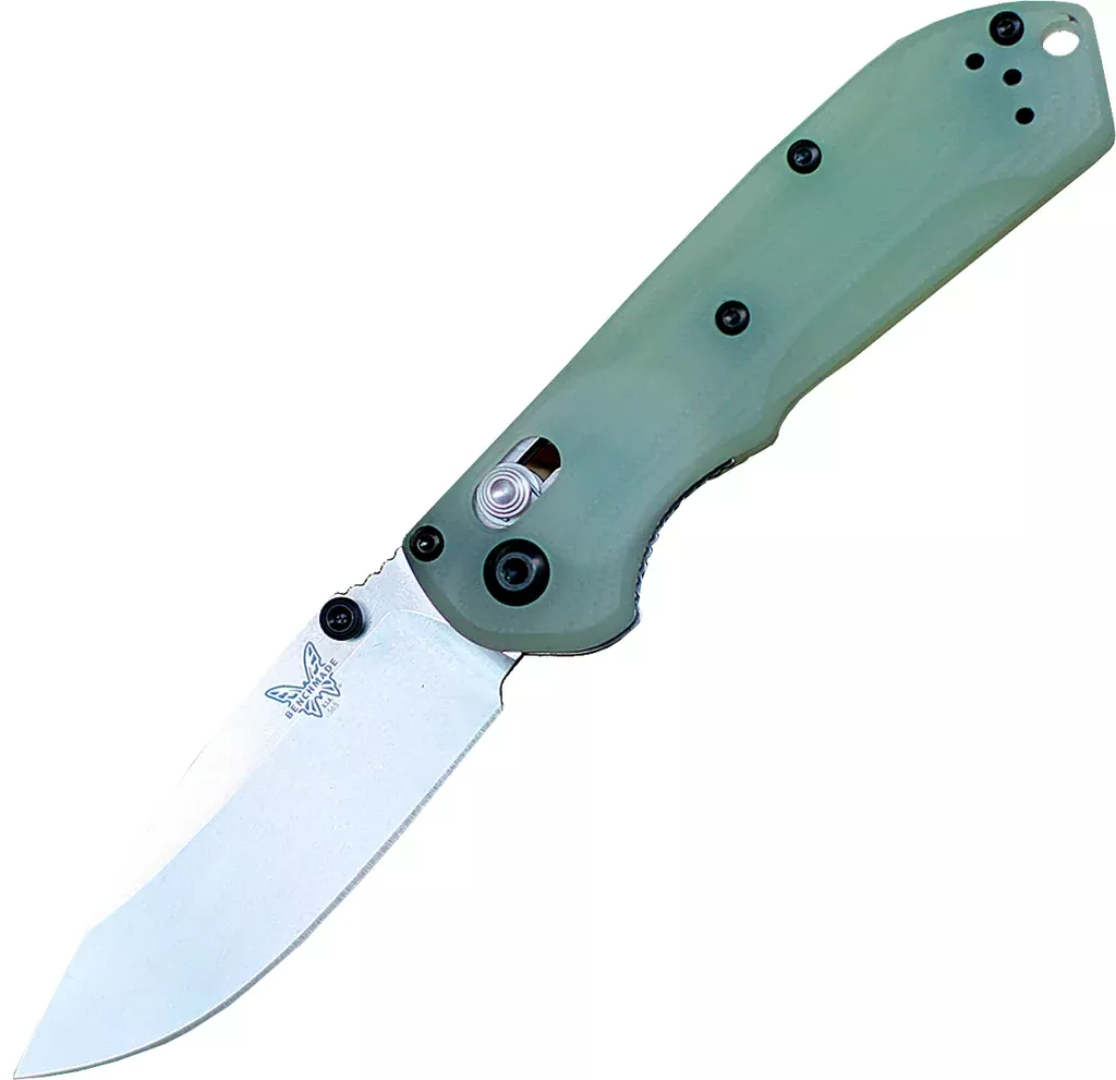Benchmade 565-2101 Mini Freek, 3.0″ CPM-S90V Satin Plain Blade, Natural G-10 Handle Knife