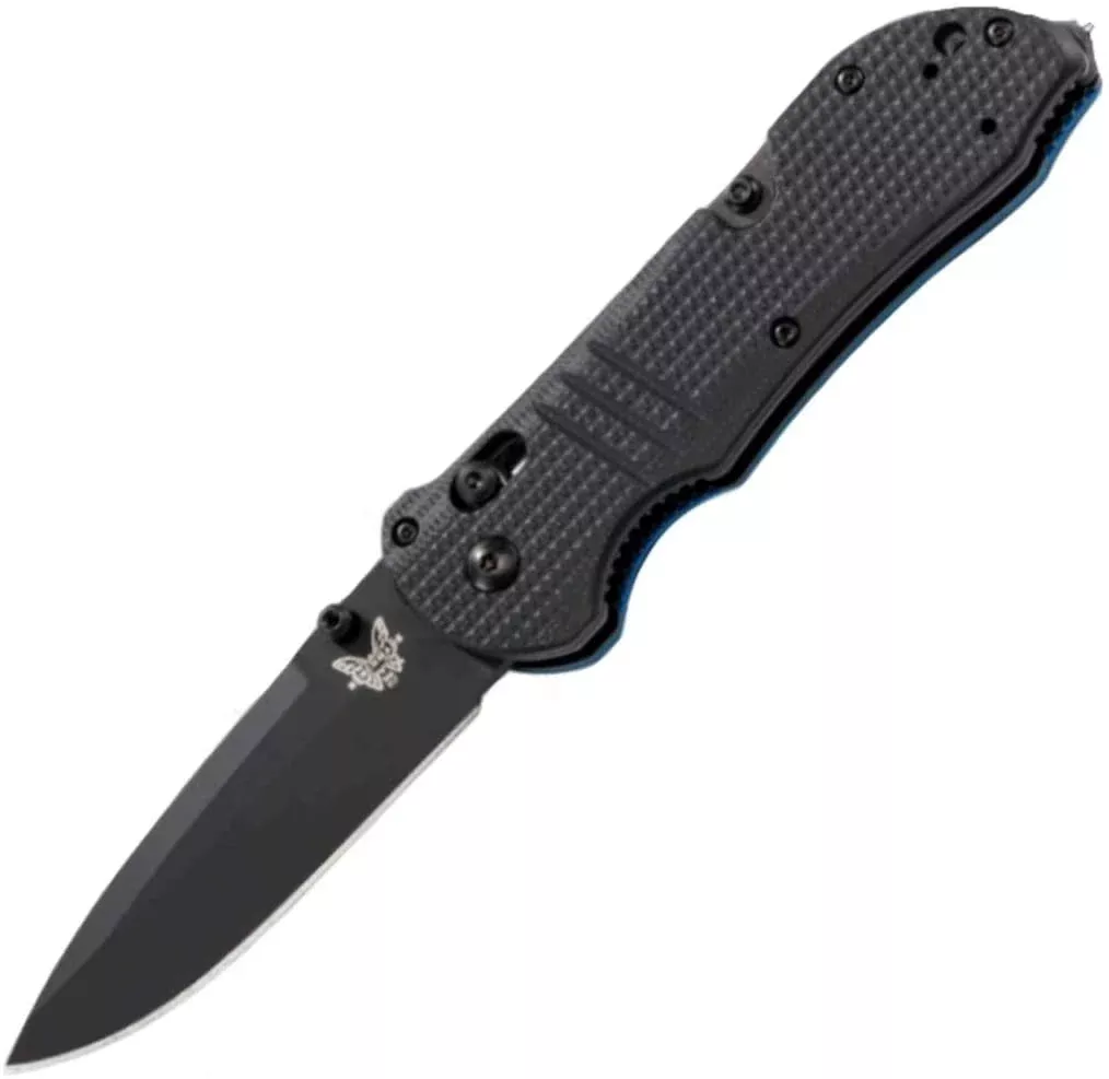 Benchmade 917BK-1901 Thin Blue Line Tactical Triage BK1 / Plain Edge Knife