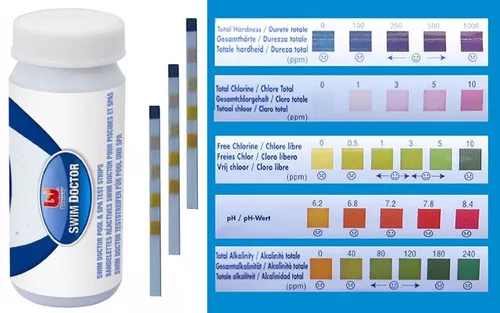 BESTWAY-5-1-POOL-SPA-HOT-TUB-WATER-TEST-STRIPS-CHLORINE-PH-HARDNESS-ALKALINITY