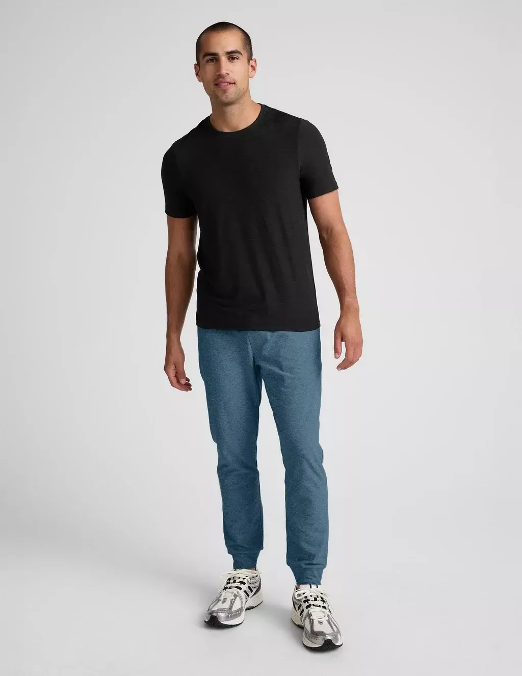 Beyond Yoga Spacedye Freefit Zipper Pckt Jogger Denim Blue Heather