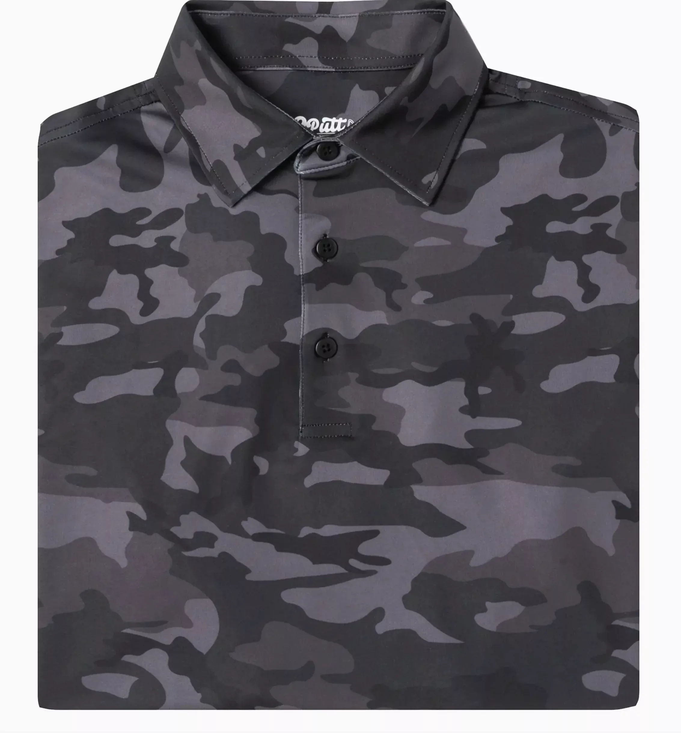 Black Camo Men's Polo
