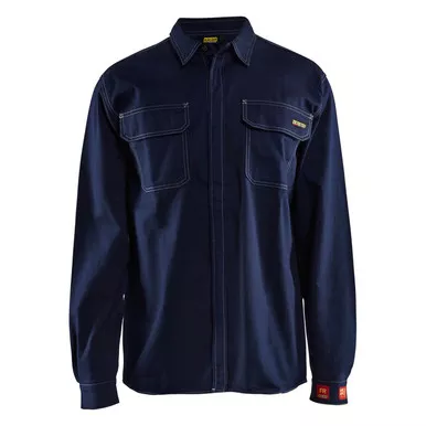 Blaklader FR Navy Blue Long Sleeve Shirt 327615518900