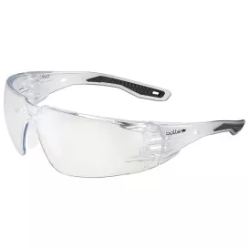 Bolle RUSHMN10U Rush 2.0 Safety Glasses – Clear/Black Temples – CSP Platinum Anti-Fog Lens