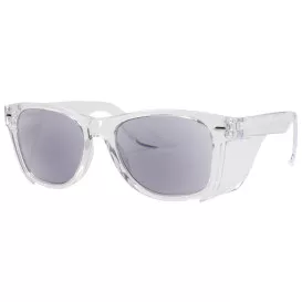 Bouton 250-170-0123 Commuter Auto Focus Readers Safety Glasses – Clear Frame – Clear Anti-fog Lens