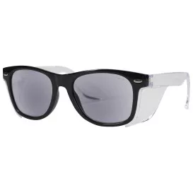 Bouton 250-170-5123 Commuter Auto Focus Readers Safety Glasses – Black Frame – Clear Anti-fog Lens