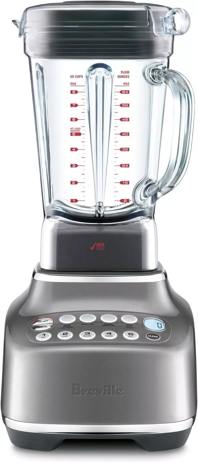 Breville the Q™ Countertop Blender, BBL820SHY, Smoked Hickory