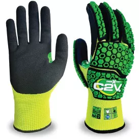 C2V Omni-Xtreme+ 3314G A9 18-Gauge HPPE Shell Work Gloves – TPR Back of Hand