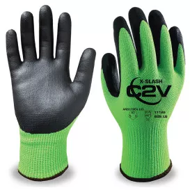 C2V X-Slash 1112G Cut Level A2 Engineered HPPE Gloves – Nitrile Palm Coated