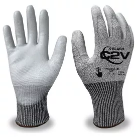C2V X-Slash 1125G Cut Level A2 Engineered HPPE Gloves – Polyurethane Palm Coated