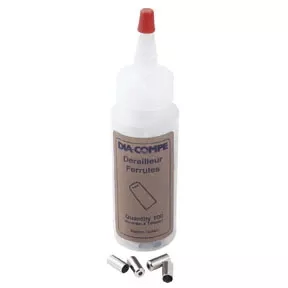 Cane Creek Derail Ferrules 5mm – Chrome 100/Count