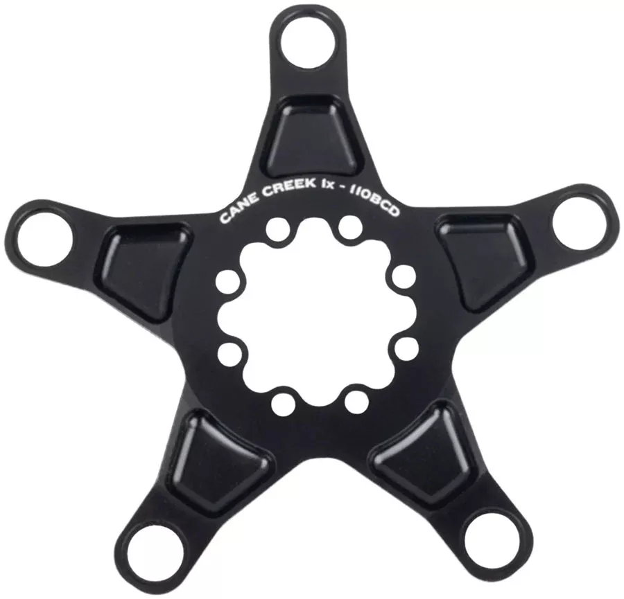 Cane Creek eeWings Chainring Spider – 5-Bolt 110 BCD 1x only 8-Bolt Mount Type BLK