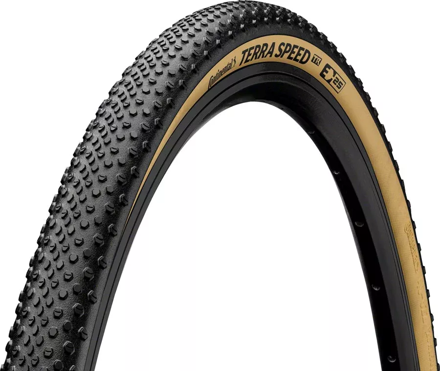 Continental Terra Speed Tire – 650b x 40 Tubeless Folding BLK/Cream BLKChili ProTection E25