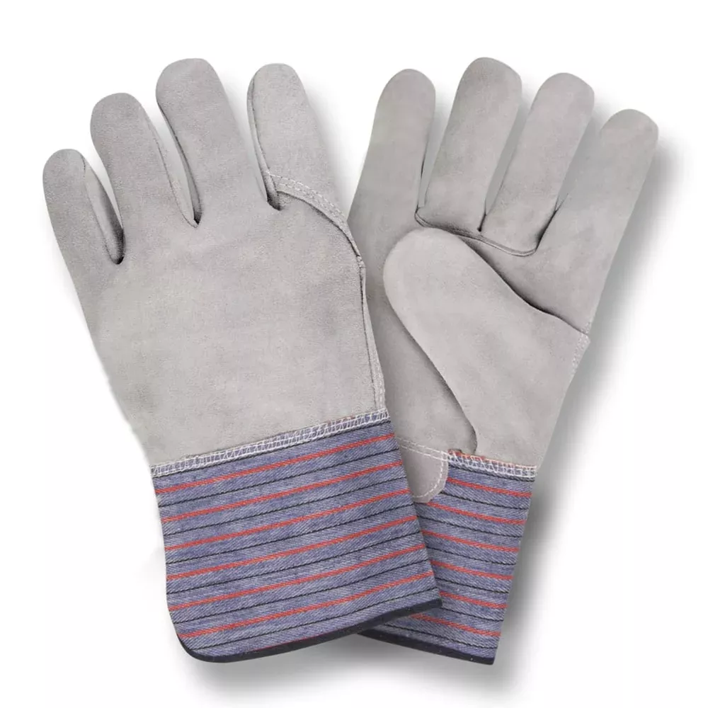 Cordova Cowhide Glove with Full Leather & Canvas Back + 4″ Gauntlet Cuff, 1 dozen (12 pairs)