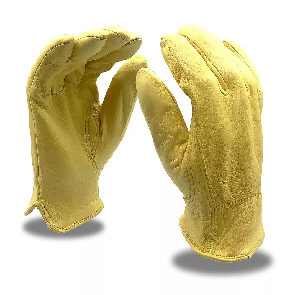 Cordova Industrial Grade Unlined Deerskin Gloves with Keystone Thumb, 1 dozen (12 pairs)