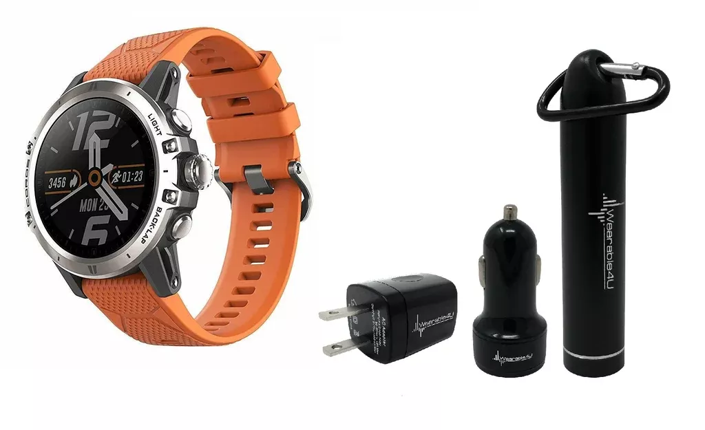 Coros VERTIX GPS Adventure Watch Titanium Alloy, Sapphire W Wearable4U Power