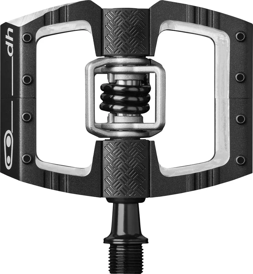 Crankbrothers Mallet DH Pedals – Dual Sided Clipless Platform Aluminum 9/16″ BLK