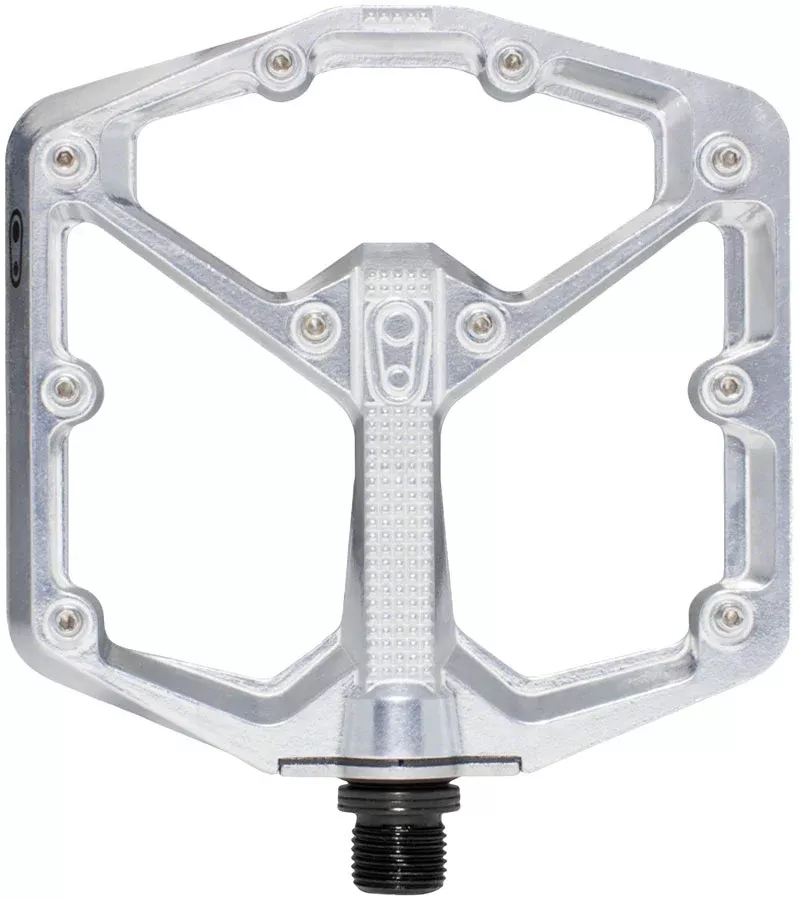 Crankbrothers Stamp 7 Pedals – Platform Aluminum 9/16″ High Polish Silver Large
