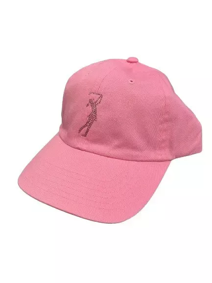 Dolly Mama- Lady Golfer Baseball Cap Pink