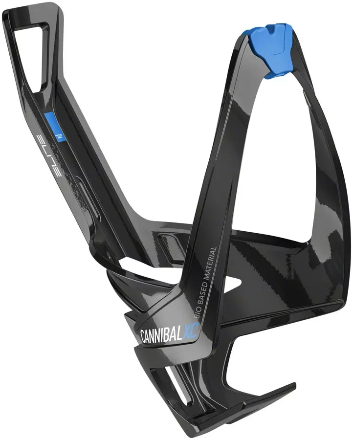 Elite Cannibal XC Bio Water Bottle Cage – Black/Blue