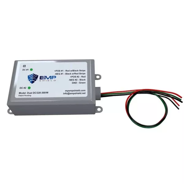 EMP Shield – Dual 220-300 Volt DC Solar Panel / Wind (Dual-DC-220-300-W)
