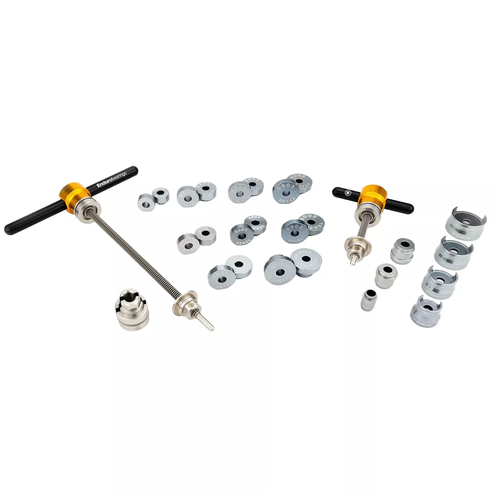 Enduro BRT-060-Z Linear-Press Bearing Service Tool Set w/Quick-Release Zip-Nut