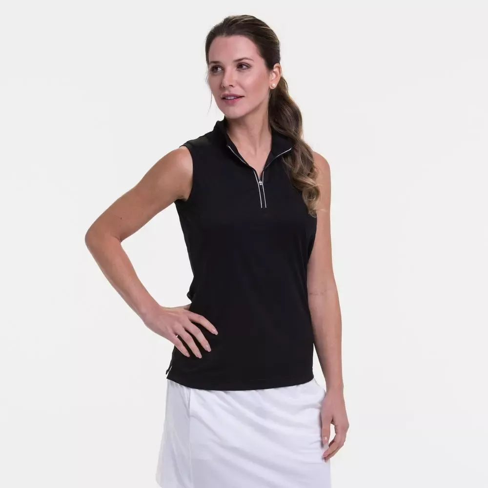 EPNY- Sleeveless Polo Black (Style#: NS5111X)
