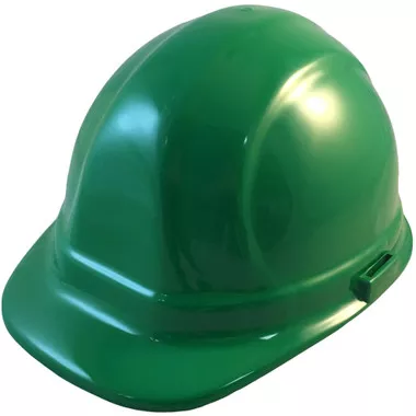 ERB-Omega II Cap Style Hard Hats With Ratchet Suspensions Green