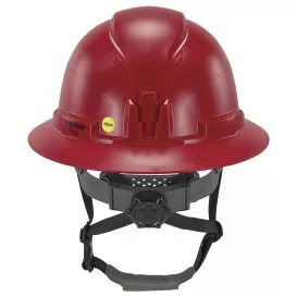 Ergodyne Skullerz 8963 Type II Class E Full Brim Safety Helmet with Mips – Ratchet Suspension – Blue