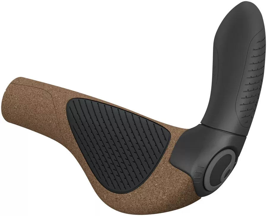 Ergon GP4 Evo BioKork Grips – Lock-On Small Black/Tan