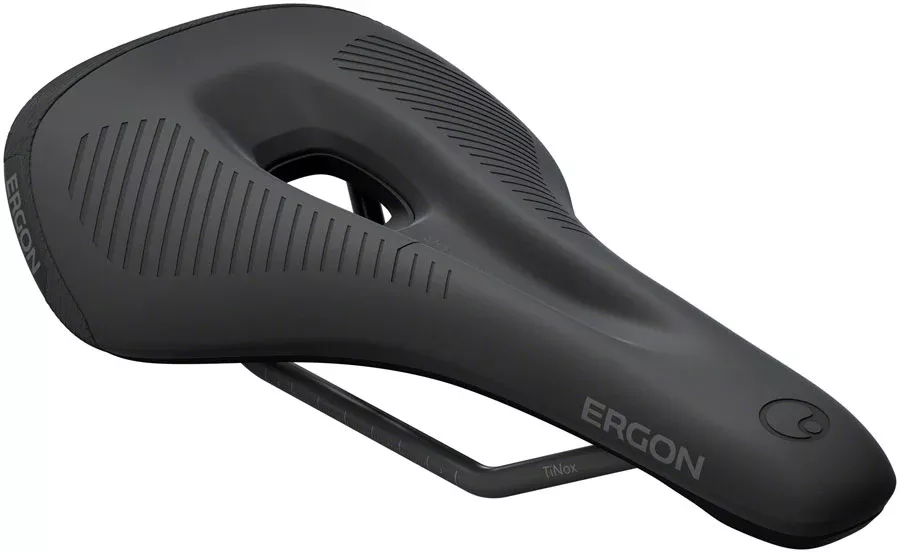 Ergon SMS Comp Saddle – TiNox SL Black Men’s Small/Medium