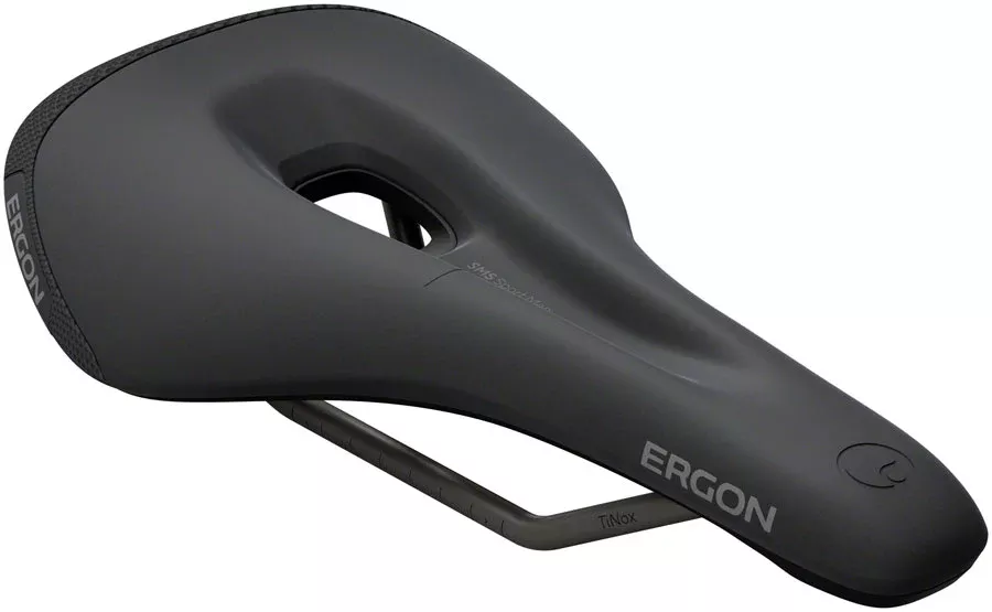 Ergon SMS Sport Saddle – TiNox XP Black Men’s Medium/Large