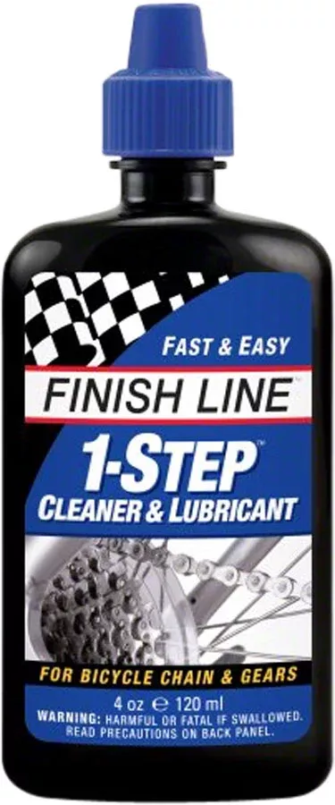 Finish Line 1-Step Cleaner and Bike Chain Lube – 4oz Drip
