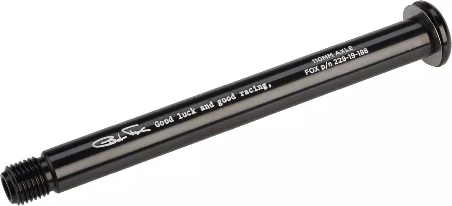 FOX Kabolt Axle Assembly Black for 15x110mm “Boost” Forks