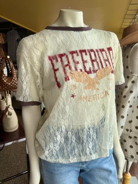 FreeBird Lace Tee
