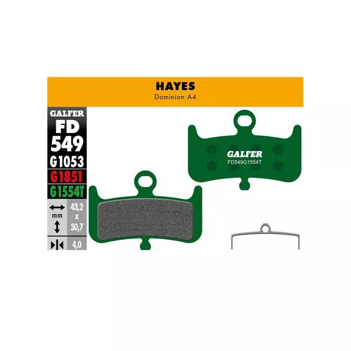 Galfer Hayes Dominion A4 Disc Brake Pads – Pro Compound